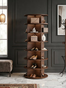 Rotating Shoe Cabinet